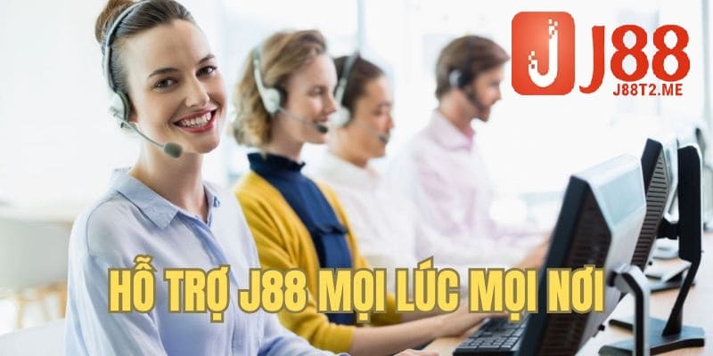 Người chơi luôn được hỗ trợ khi tham gia tại J88