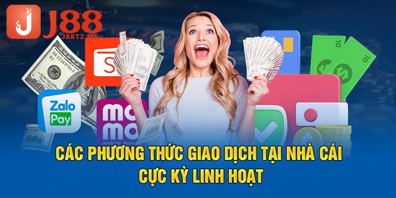 Thực hiện hoàn tất giao dịch nạp tiền để giải trí 